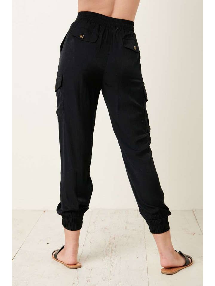 mittoshop - Wholesale Lounge Sweatpants/Joggers - Women's - H70479A-SATIN JOGGER PANTS3