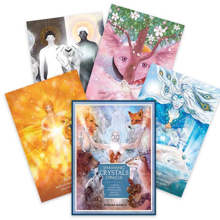 Cardshouse - Vendita all'ingrosso Tarocchi - Carte oracolo di cristalli sciamanici Blue Angel