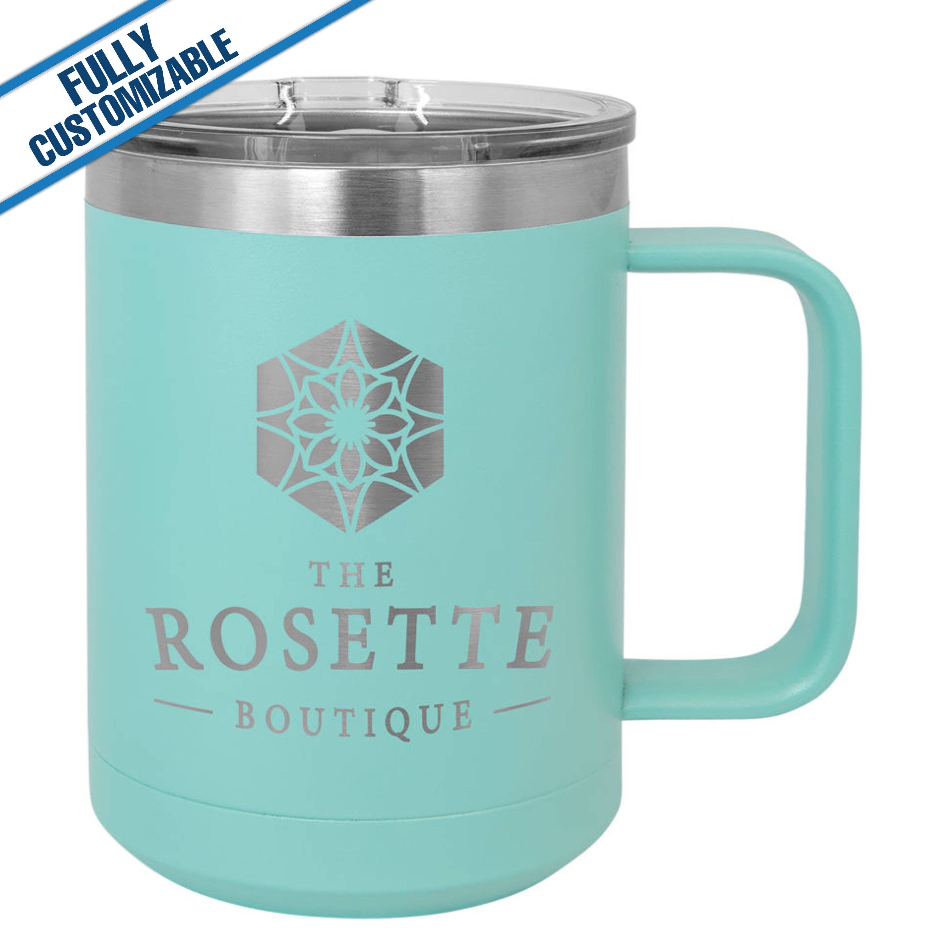 GiftWorksPlus - Vente Gourde/bouteille isotherme - 15 oz. Mug de voyage gravé entièrement personnalisable5