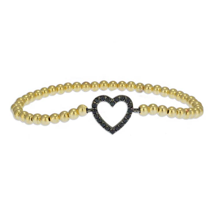 Herz-Zirkonia-Armband für Mädchen für den Großhandel von Bozkurt Jewelry