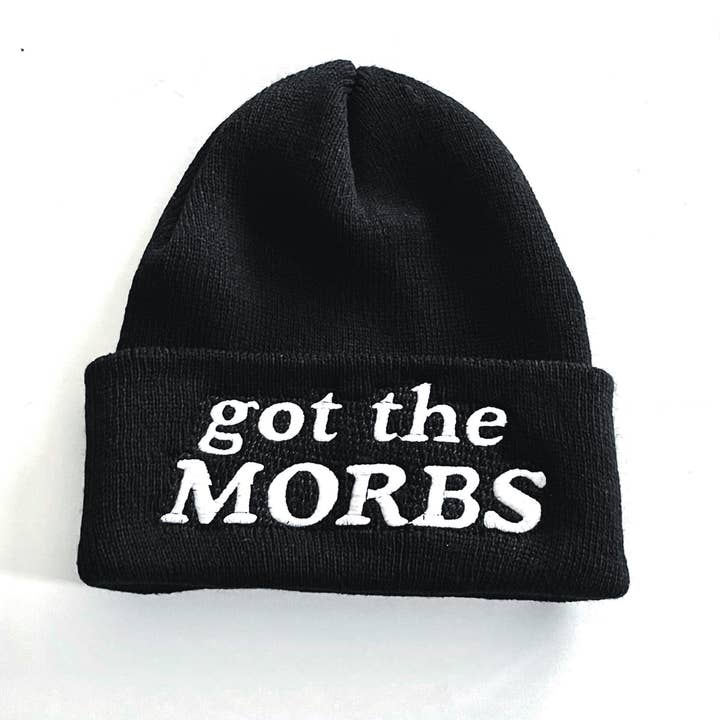 Bonnet d'hiver en tricot Got the Morbs, fabriqué en Amérique pour la vente par The Silver Spider