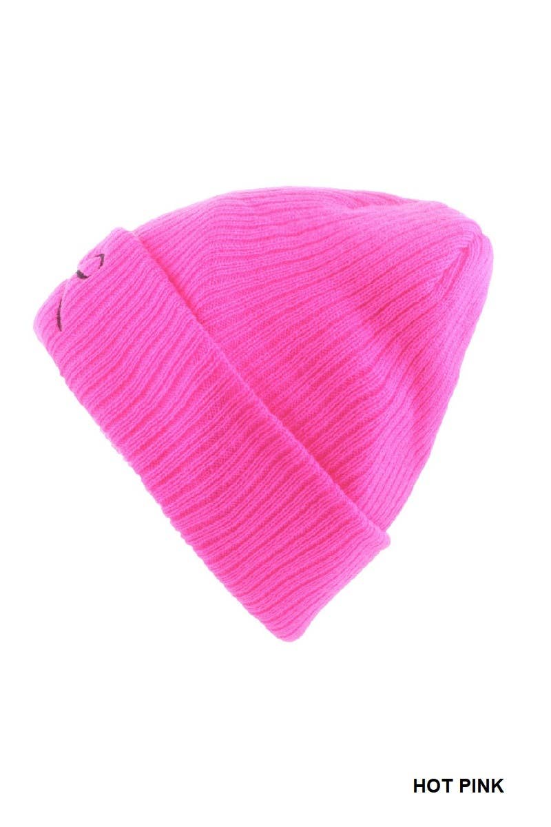 Vanilla Monkey - Wholesale Beanie - Women's - Coquette Bow Embroidered Knitted Beanie5