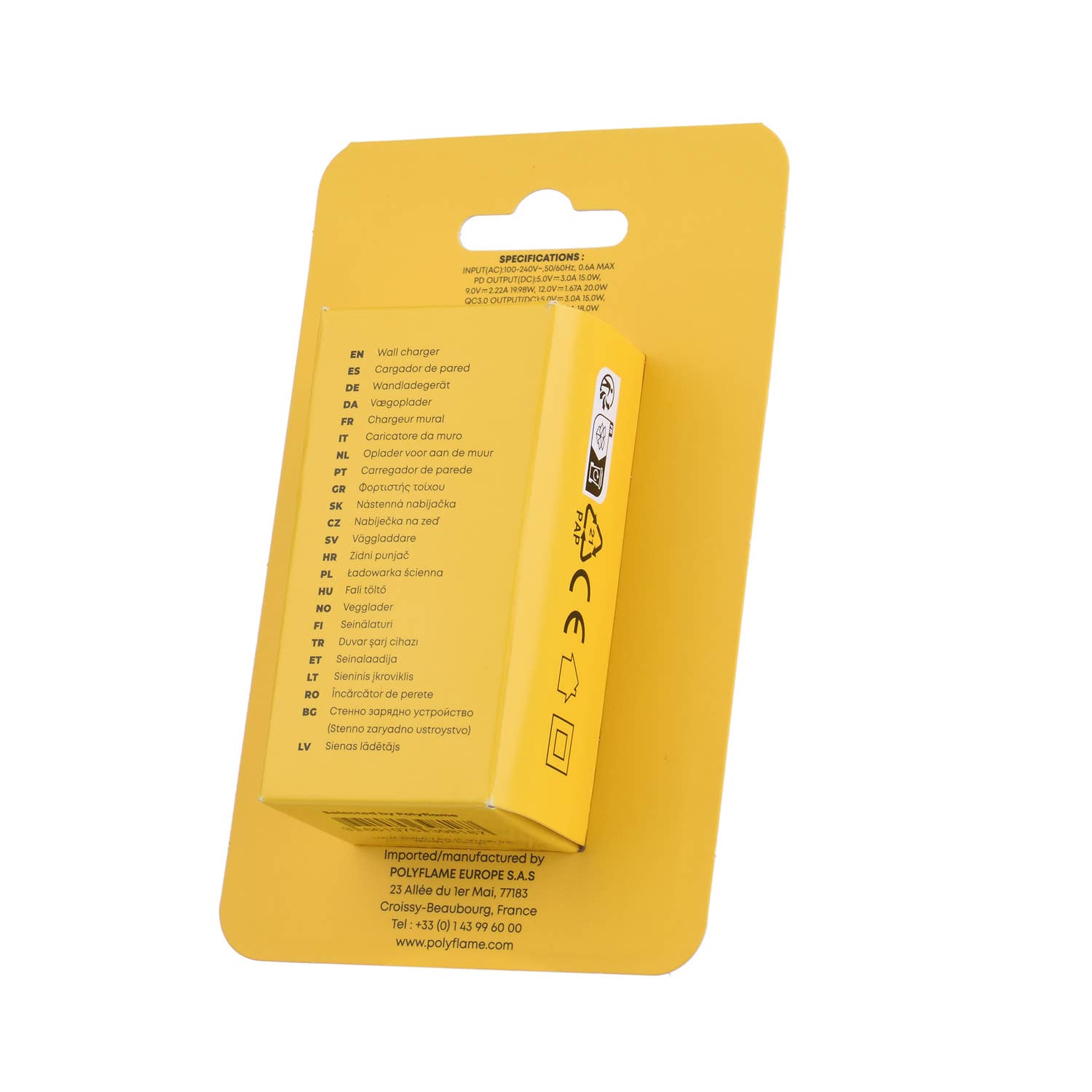 Tekmee - Wholesale Portable Charger - Slim wall charger 2 USB ports & Type C - 20 W4