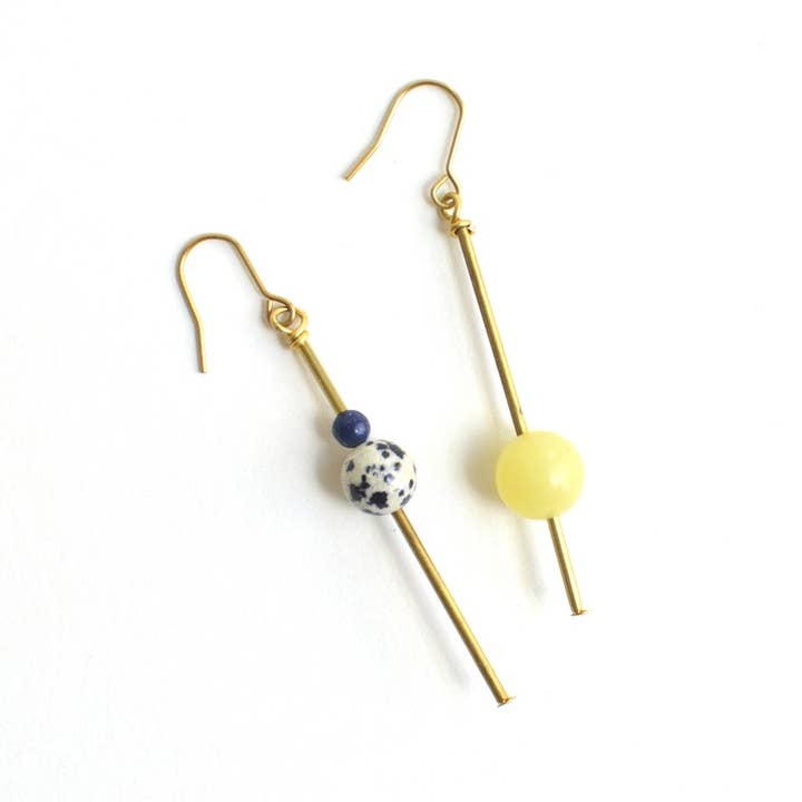 Ker-ij Jewelry - Wholesale Dangle Earrings - Fiona Mix & Match Asymmetrical Earrings10