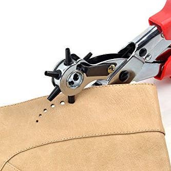 Reed - Wholesale Handy Tool - eZthings Professional Leather-Craft Punching Tool Revolving Punch Pliers Belt Leather Hole Puncher5