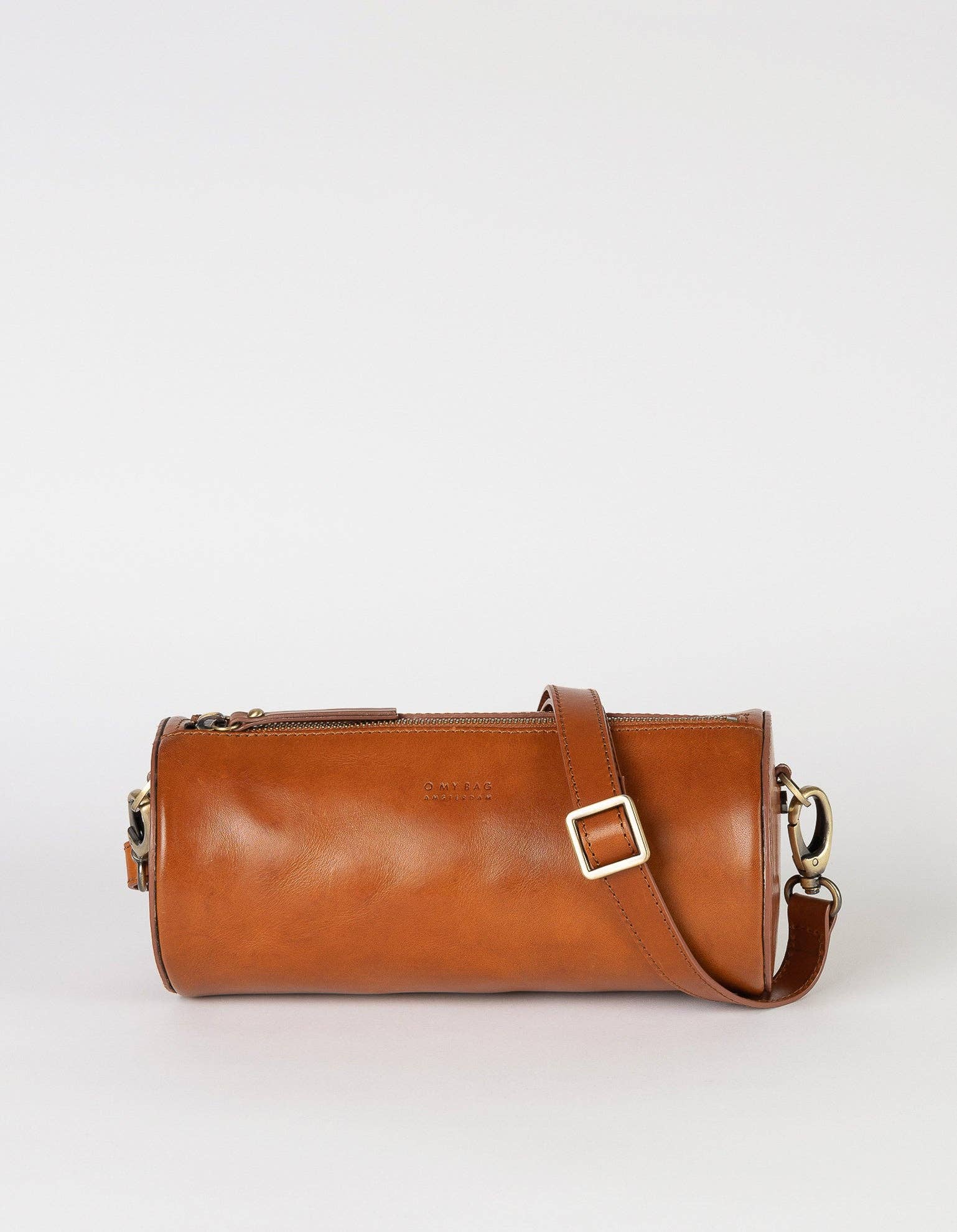 O My Bag - Wholesale Crossbody Bag - Women's - Izzy - Cognac Classic Leather0