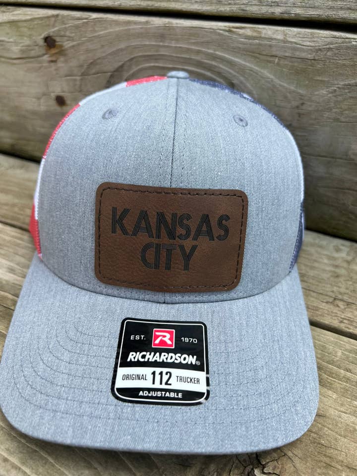 Casquette Trucker Richardson 112 pour Hommes de Kansas City pour la vente par Designed To Flaunt