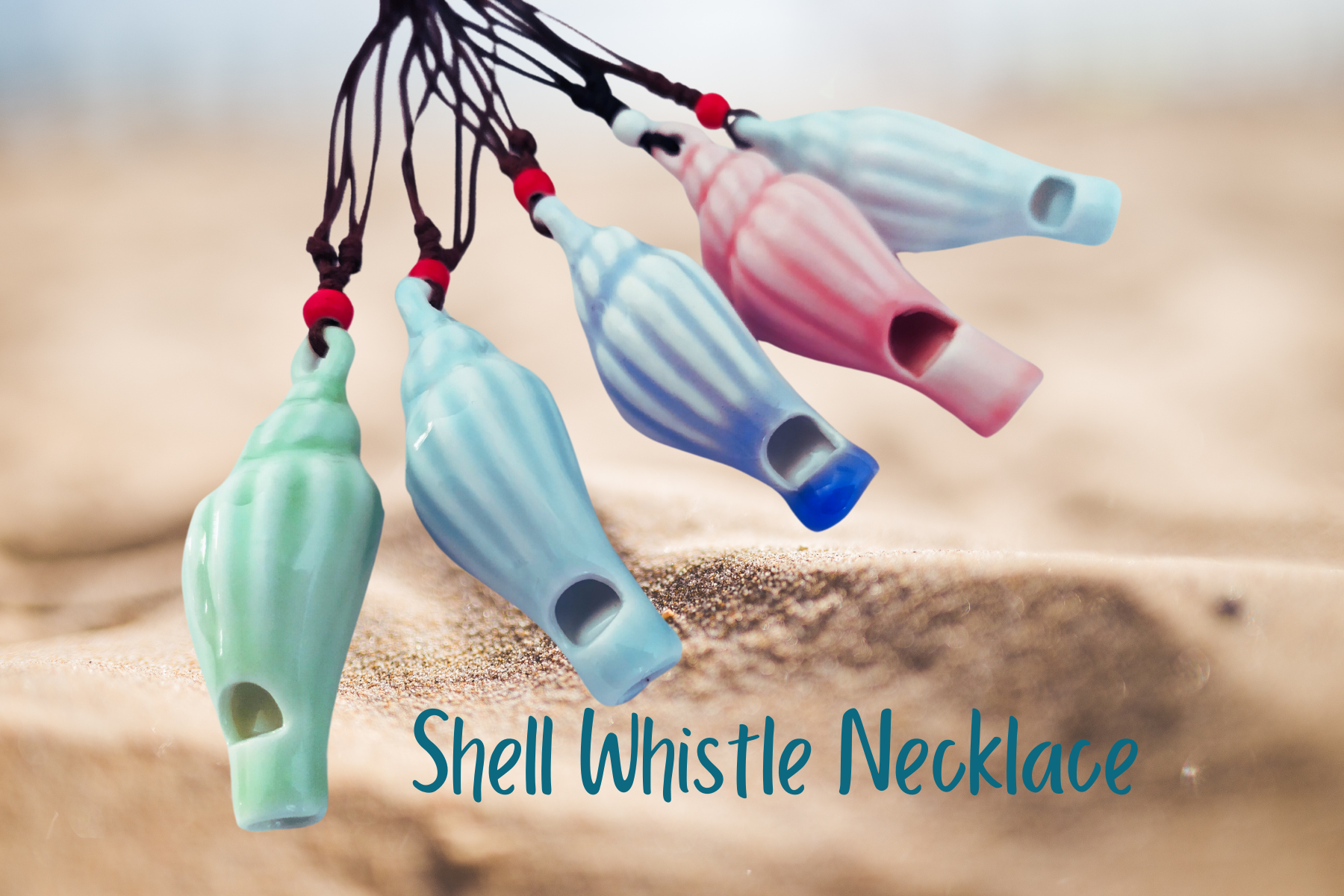 Piccadilly Pendants – wholesale Pendant/charm necklace – Shell  Whistle, Coastal Jewelry, Nautical Necklace 6