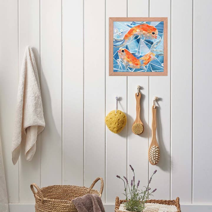 more the merrlier - Wholesale Art Print - Pisces Framed Collage Art Print1