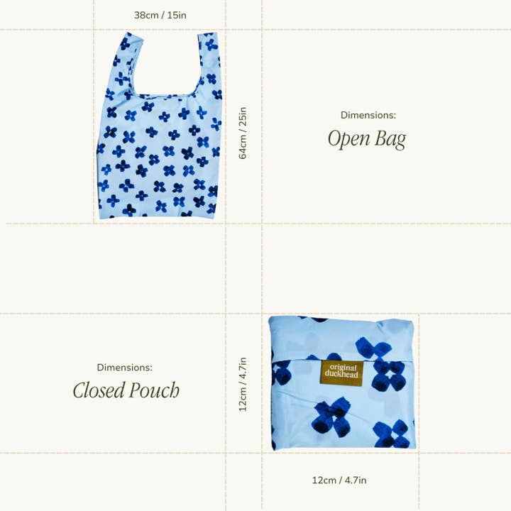 Original Duckhead USA - Wholesale Grocery/Shopping Bag - Floral Rain Reusable Eco Friendly Foldable Tote Bag4