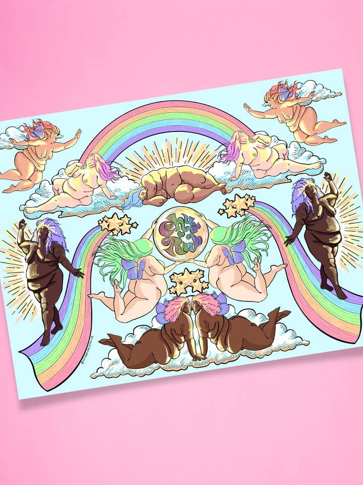 Just Like Heaven Print for wholesale by Chub Rub