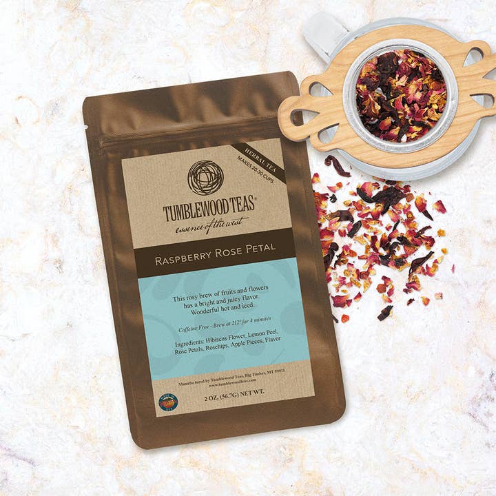 Tumblewood Teas - Wholesale Loose Tea - Raspberry Rose Petal