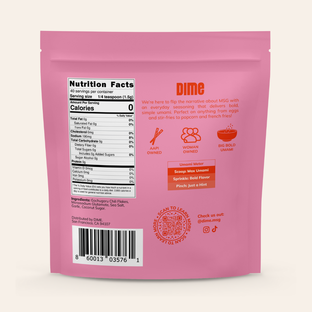DIME - Wholesale Dried Spice Mix - DIME MSG Korean Chili Everyday MSG Seasoning1
