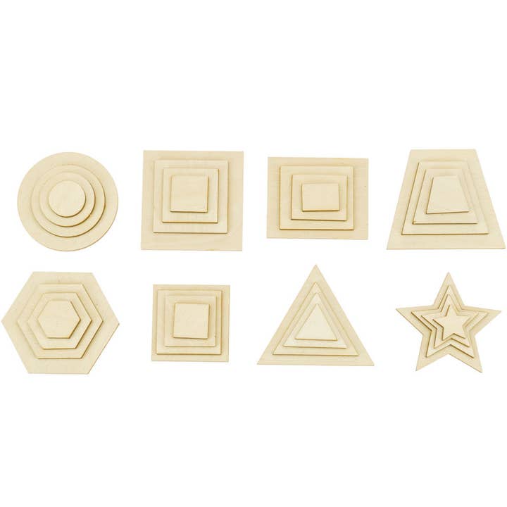Geometric shapes set for wholesale by Munda Mundi