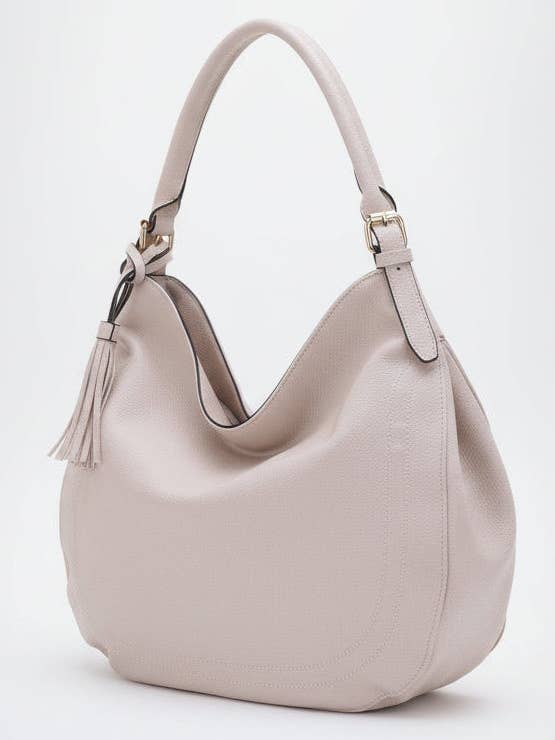 FC20487 Quincy Hobo Tote Bag With Tassel for wholesale by MiMi Wholesale