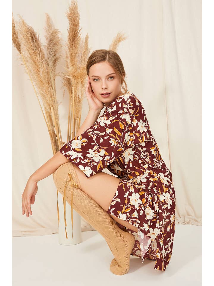 ENNA MODA – wholesale Kimono – Women's – EXCLUSIVE SERIES 100% VISCOSE WOWEN FABRIC BIG FLOWER PATTER6