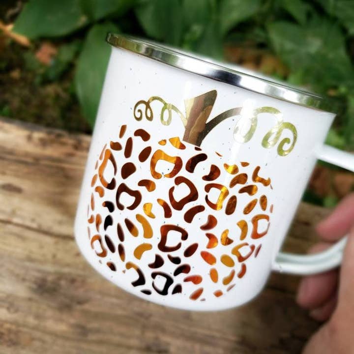 Superior Sweet Water - Wholesale Coffee Mug - Pumpkin Campfire Mug, Fall Cheetah Coffee Mug, Fall Animal Print, Pumpkin Coffee Mug, Pumpkin Cup, Pumpkin Spice Latte, Gift for Fall Lover