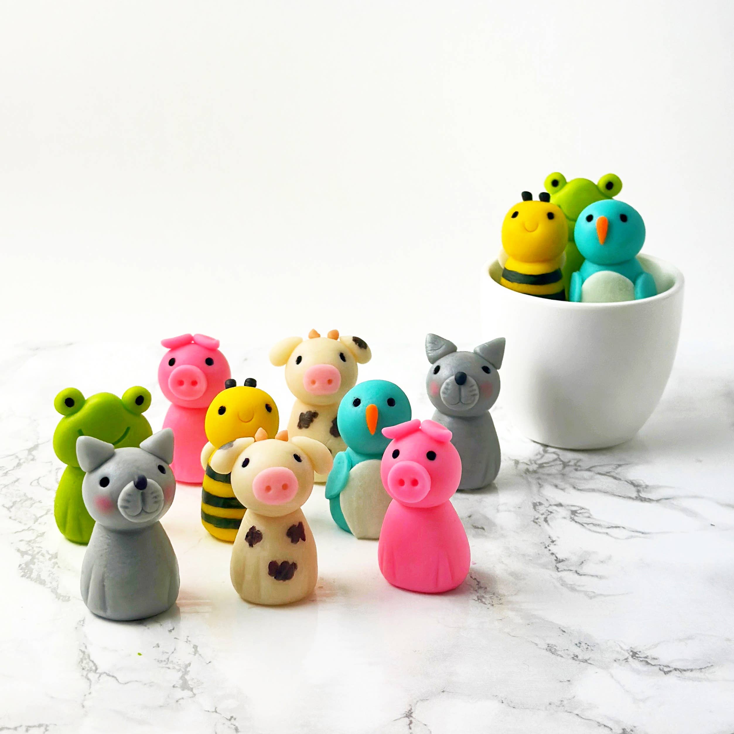marzipops - Wholesale Caramel - Gourmet Marzipan Candy Cutie Mini Animals2