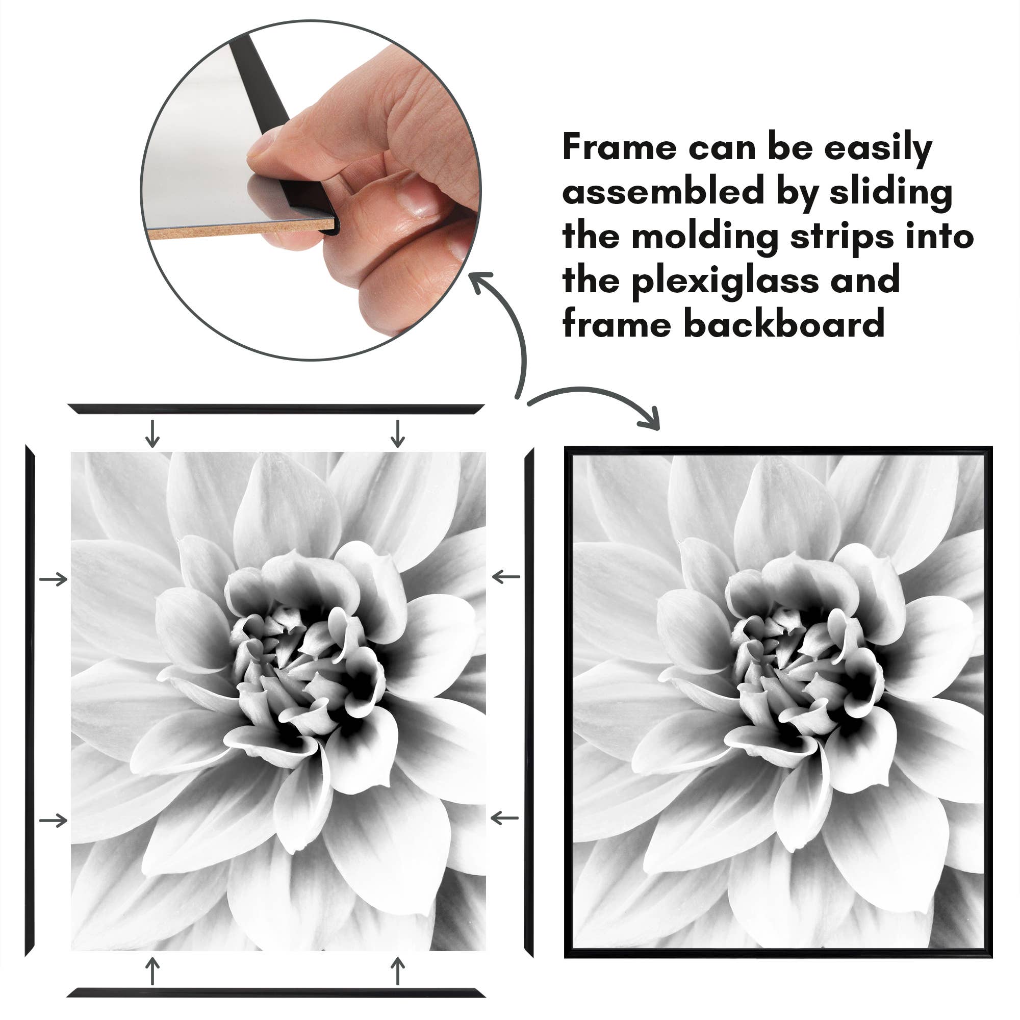 Americanflat - Wholesale Picture Frame - 3 Pack Lightweight Poster Frames38