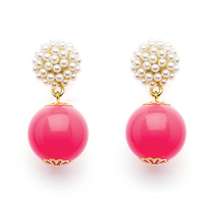 Fornash - Wholesale Dangle Earrings - Seed Bead Earrings - Candy - Pink3