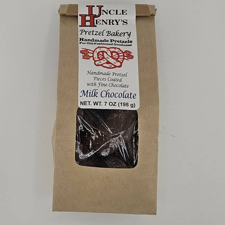 Uncle Henry's Pretzel Bakery - Wholesale Chocolate Covered Sweets - Uncle Henry's Chocolate Coated Pretzel Pieces - Milk
