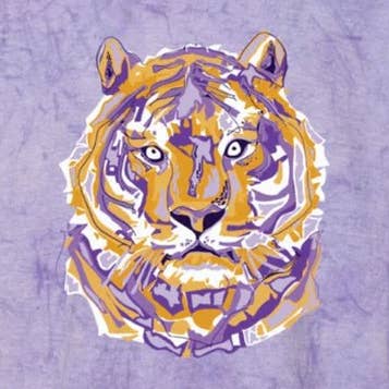 Grafische DTF-overdracht met gelaagde Tiger Mascot voor wholesale door Pink House On River Road