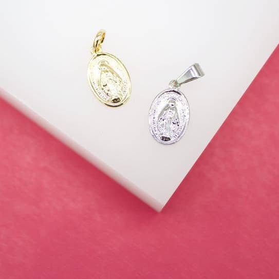 Gold Filled Milagrosa Miraculous Medal Pendant (A261) for wholesale by MIA Jewelry
