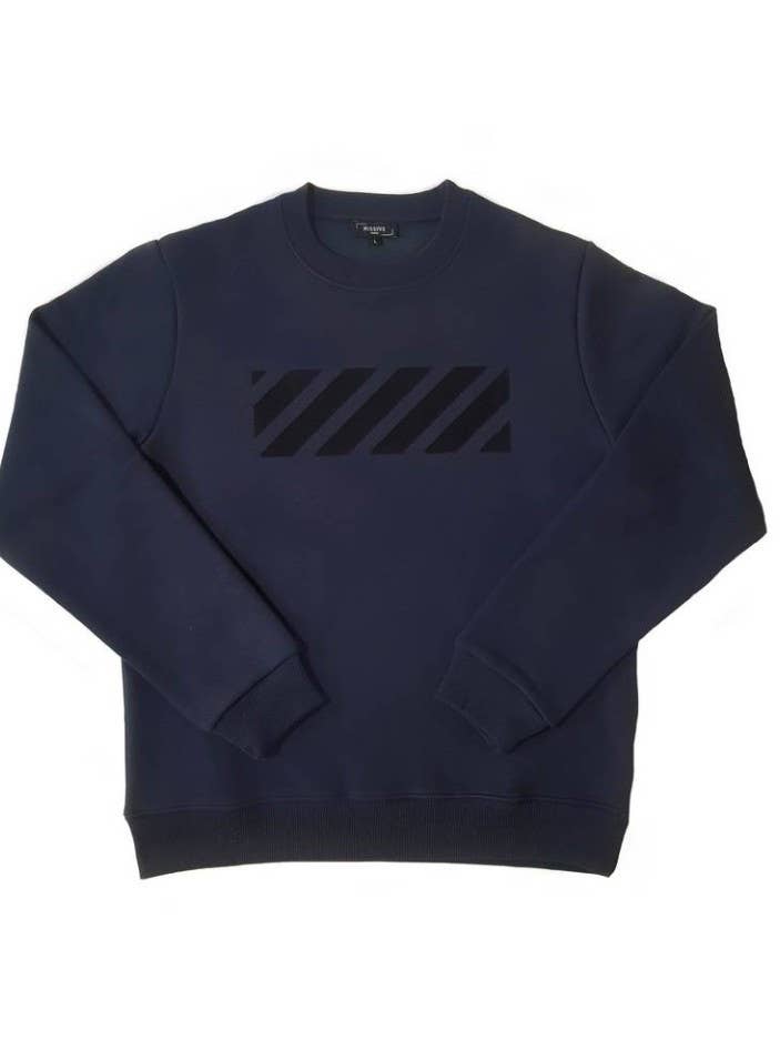 Sudadera azul medianoche unisex para adultos para venta al por mayor de Missive Paris