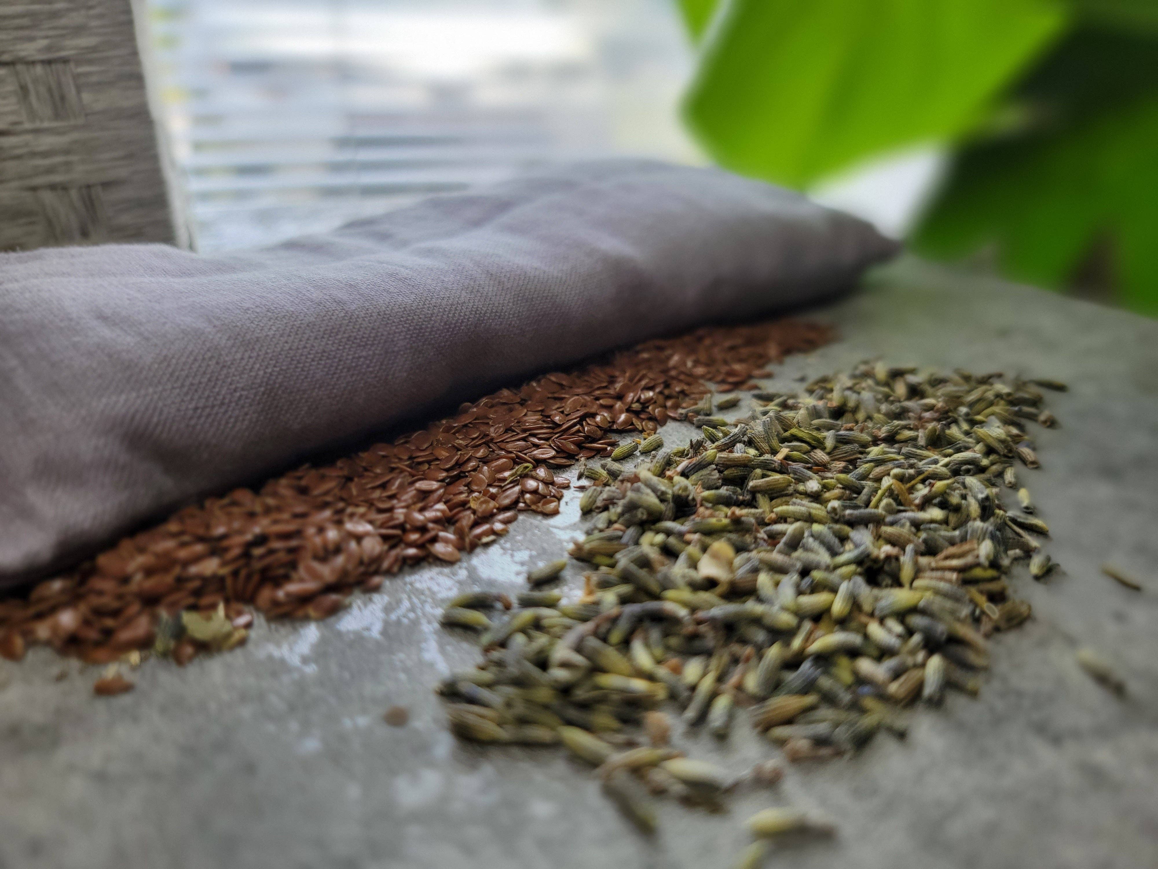 Calm Your Vibes - Venta al por mayor Cojín de spa/terapia - Almohada de aromaterapia caliente/fría para ojos - 100% tela de lino1