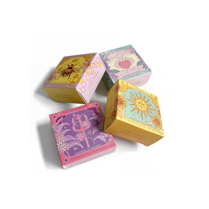 Sow the Magic - Wholesale Shower steamer/bomb - The Lovers Shower Steamer Set in Lavender Mint7
