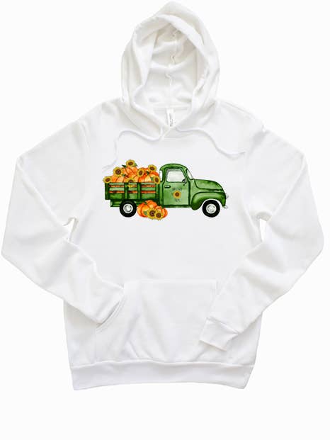 Pumpkin Truck Hoodie for wholesale by Wildberry Waves