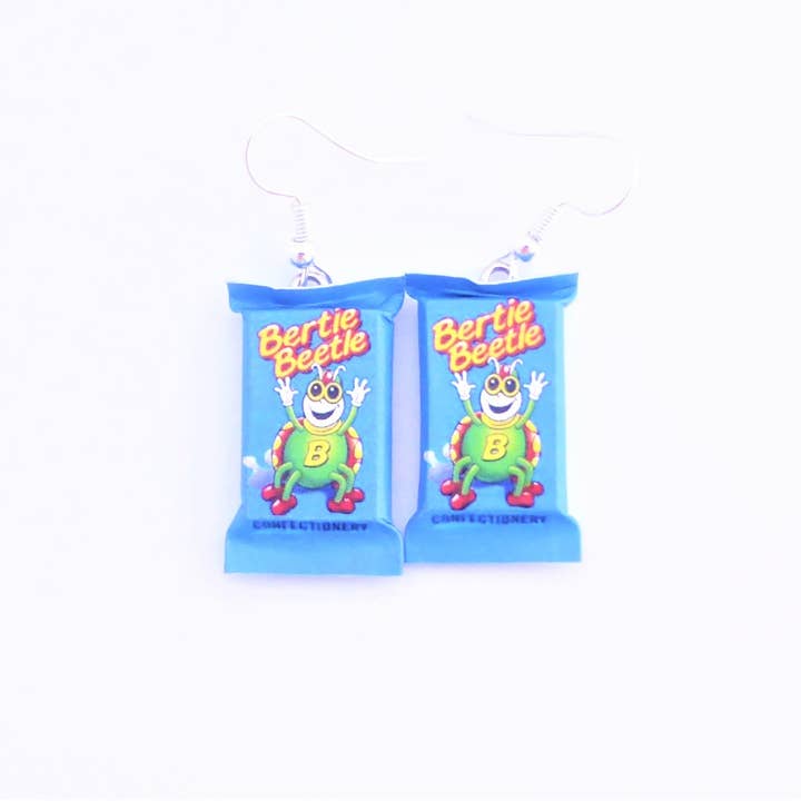 Bertie Beetle earrings for wholesale by Cheeky Little Monkeys Jewellery