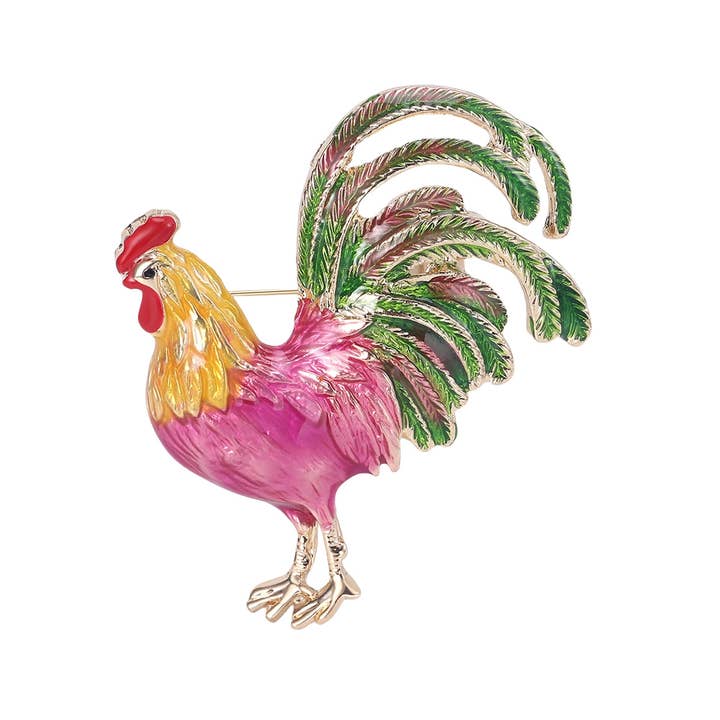 Broche de Aleación de Esmalte de Gallo PA5079 y otras tendencias de Resultados para alfileres boda al por mayor. Devoluciones gratuitas y condiciones de pago a 60 días en Faire en Faire.