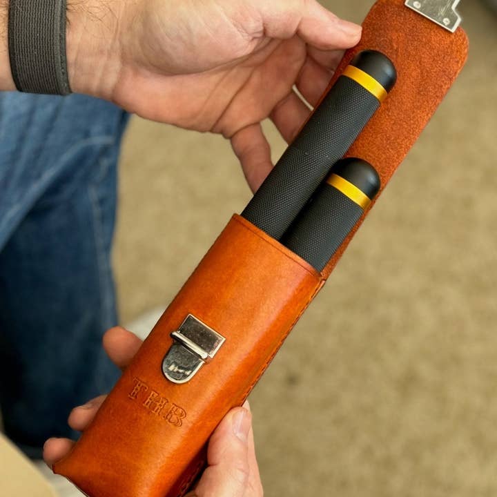 A. M. Aiken - Wholesale Humidor/Cigar Accessory - Leather Cigar Case with Optional Cigar Tubes4