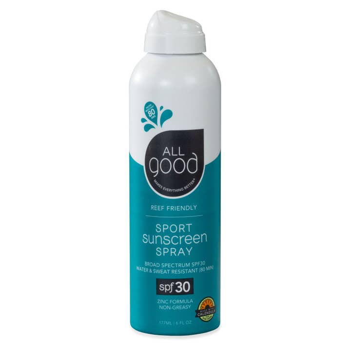 All Good Body Care - Wholesale Sunscreen - Sport Mineral Sunscreen Spray SPF 30