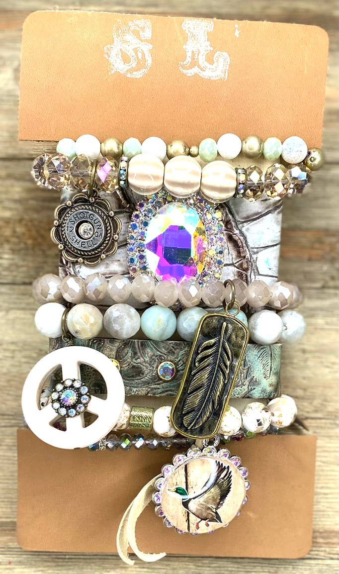 Sandra Ling Designs – Großhandel Schmucksets – 🌸 „Prairie Dreams XL Stax“0