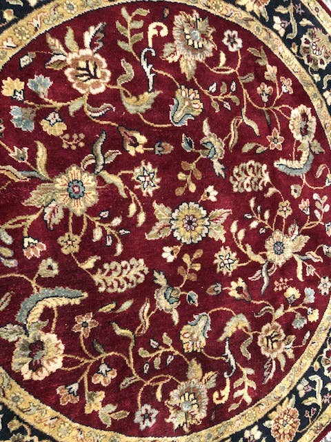 Indian 8.3 x 8.3 Wool Rug Round for wholesale by Natto USA