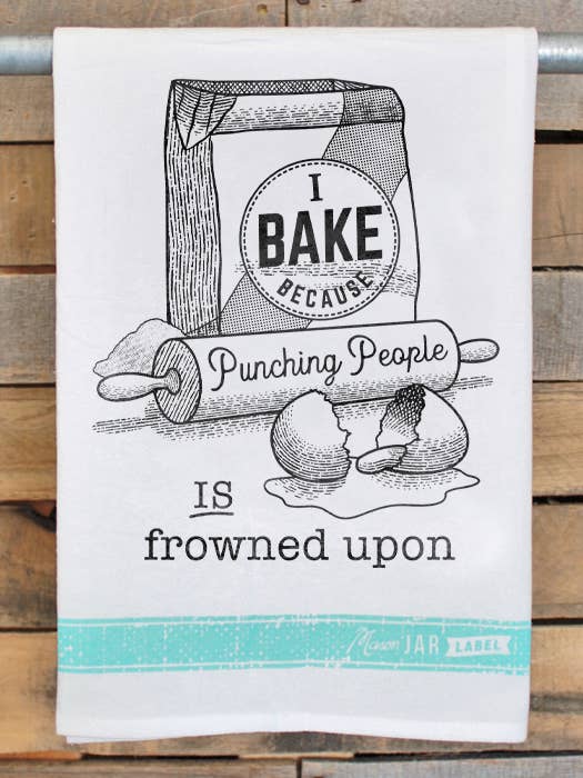 !Tea Towels I bake for wholesale by Mason Jar Label