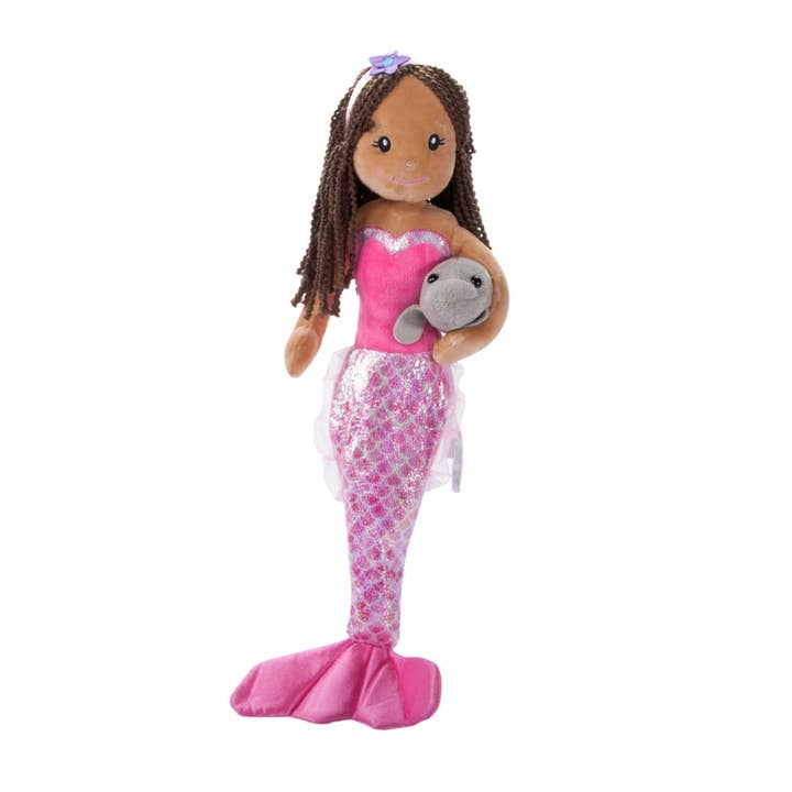 The Petting Zoo - Wholesale Doll - Kids - 17" (45cm) Mermaid Doll Assortment & Manatee6