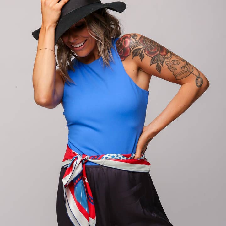 CB Grey - Wholesale Scarf - Women's - The Ellis Silk Scarf2