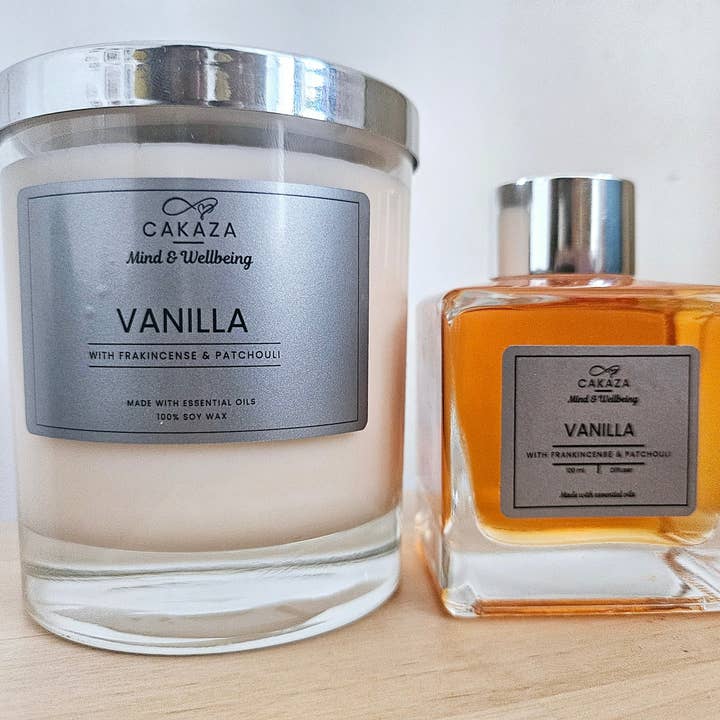 Cakaza – wholesale Jar/filled candle – Symphony Collection: Vanilla Candle2
