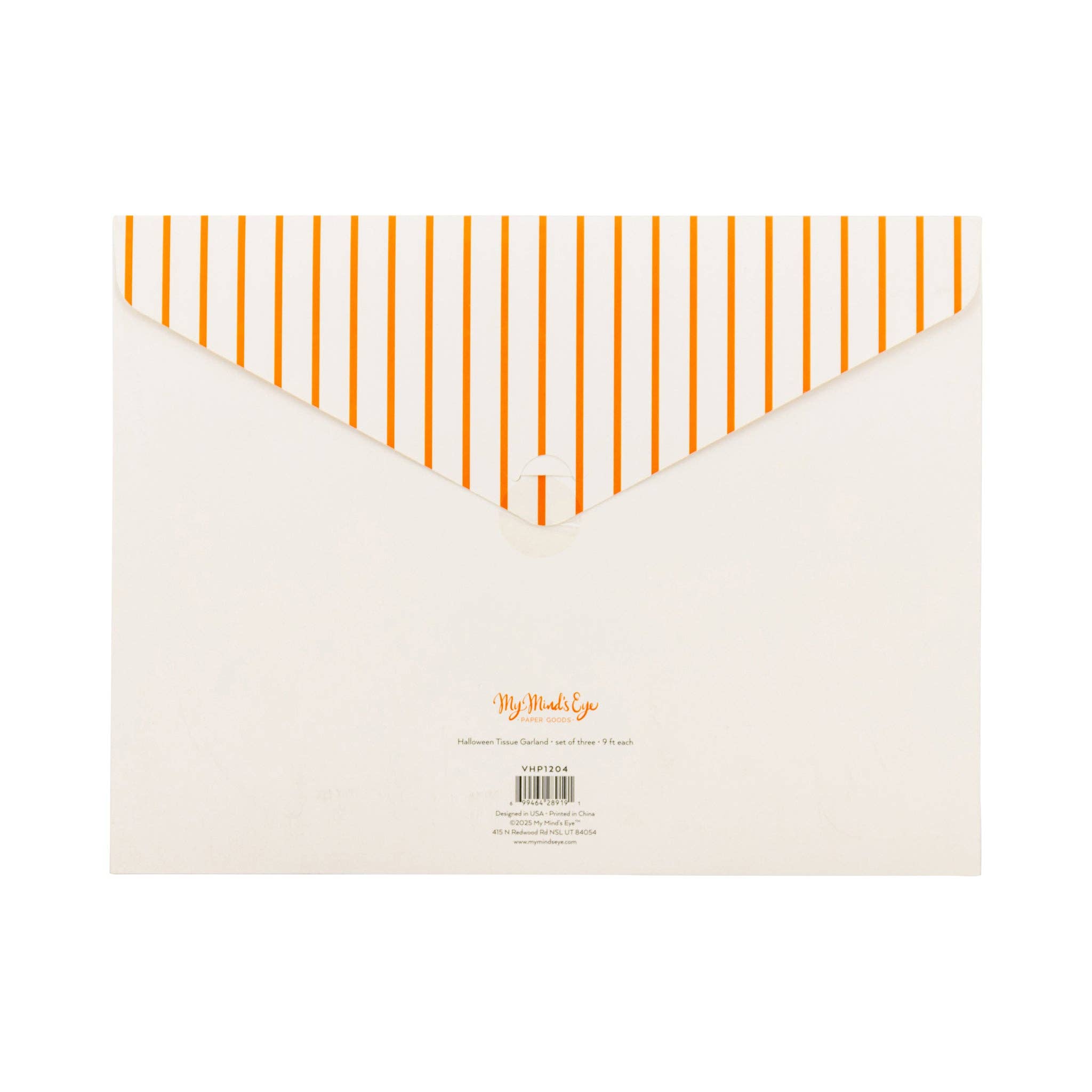 My Mind’s Eye - Wholesale Bunting/Garland - VHP1204 - Halloween Tissue Garland5