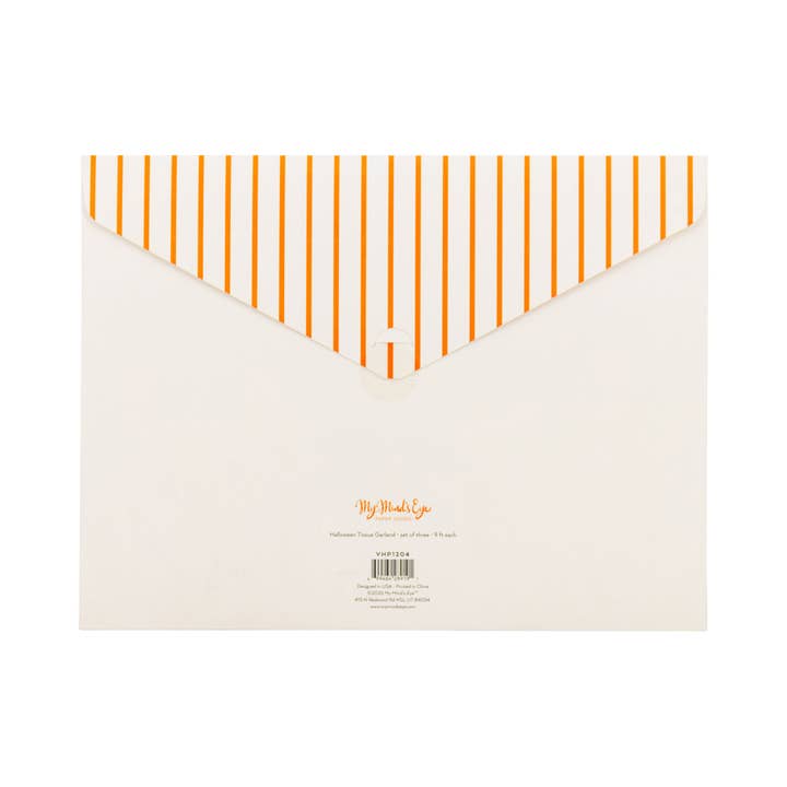 My Mind’s Eye - Wholesale Bunting/Garland - VHP1204 - Halloween Tissue Garland5