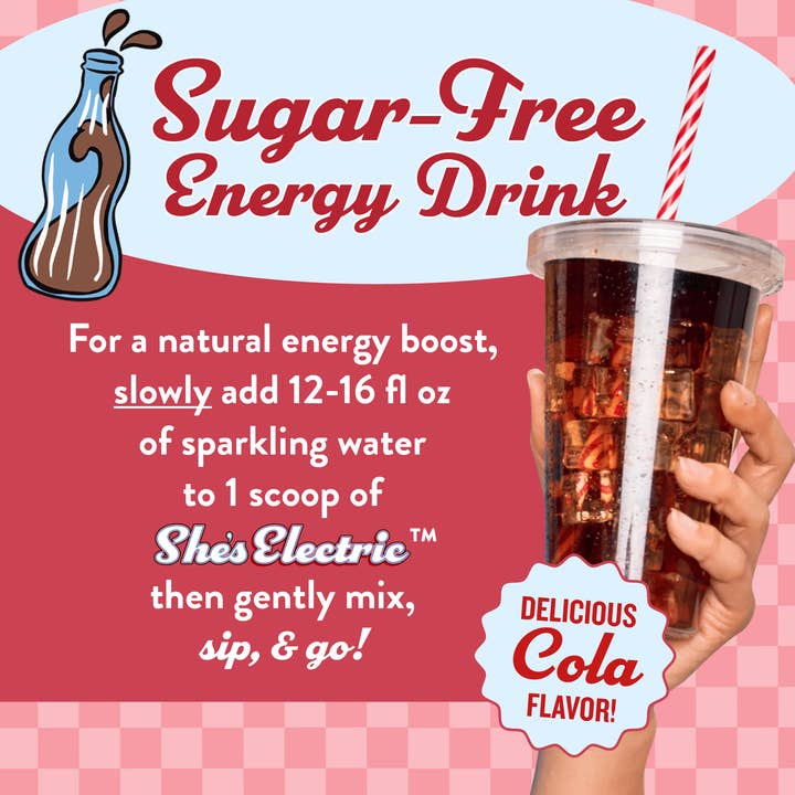 Legendairy Milk - Wholesale Powdered Health Drink - She’s Electric™ Cola Energy Drink Powder4