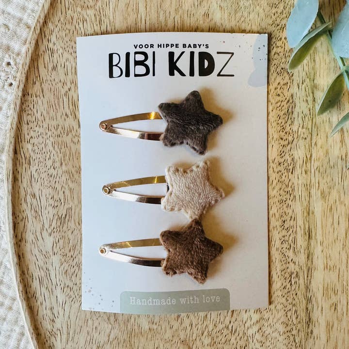 Épingles à cheveux ÉTOILES 4 pour la vente par Bibi Kidz
