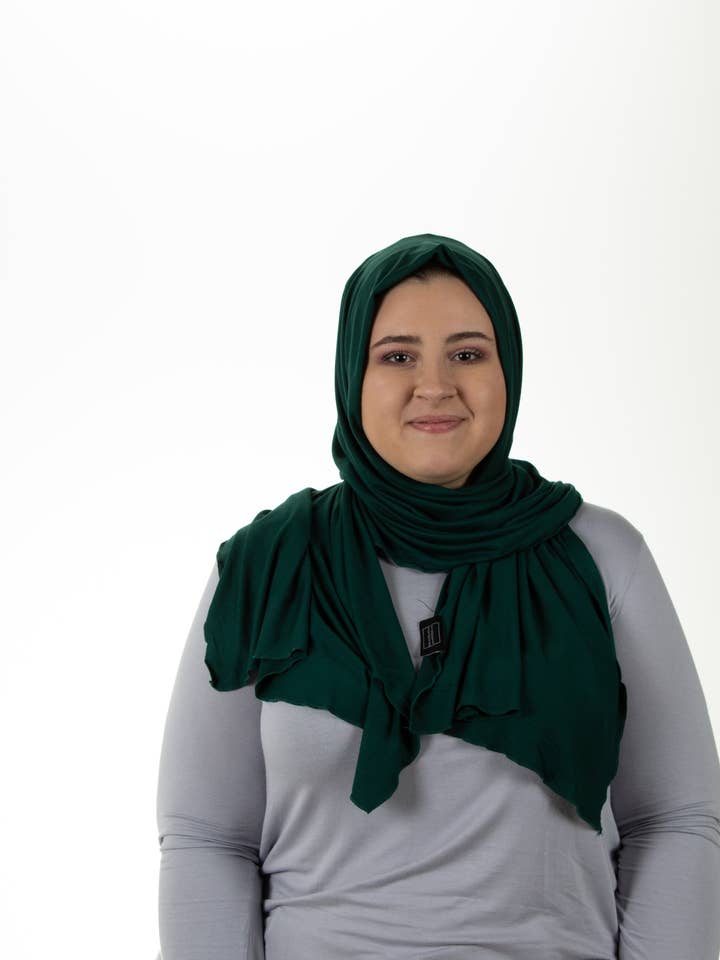 Jersey Hijab - Forest Green for wholesale by Bella Hijabs