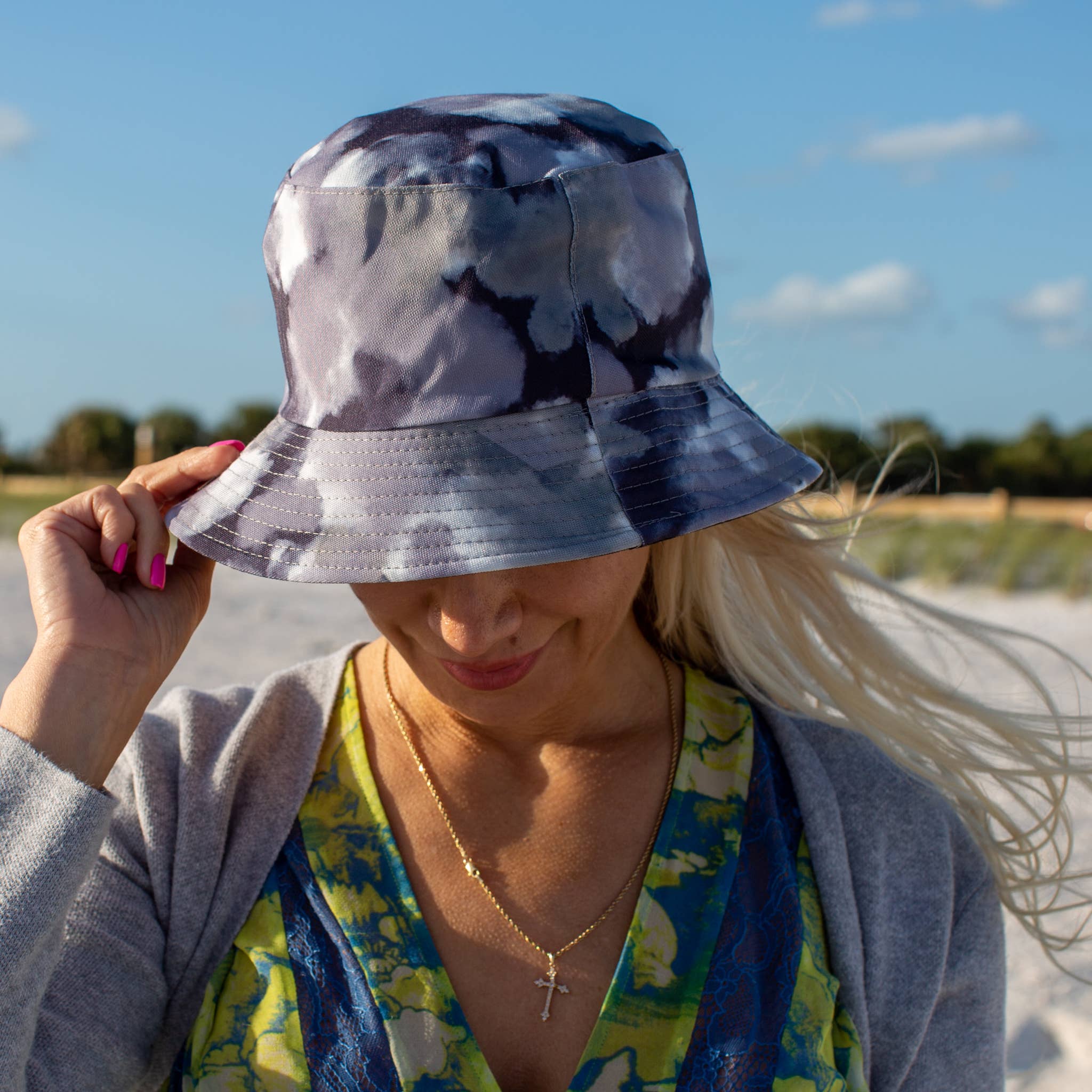 Lelaffet - Wholesale Bucket Hat - Women's - TIE DYE BUCKET HAT women Summer hat Sun hat women cotton14