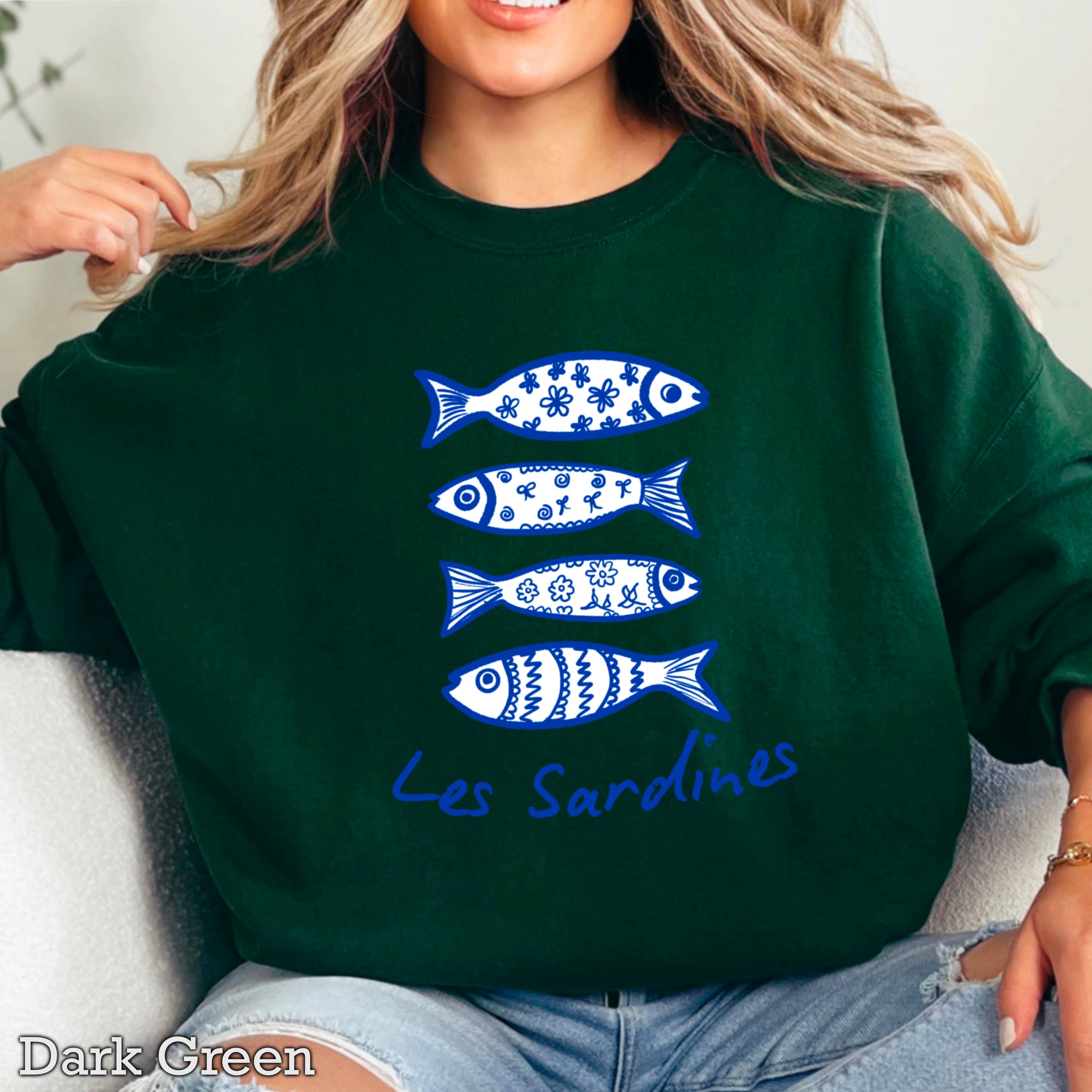 Shoppe SHC - Wholesale Graphic Sweatshirt - Women's - Les Sardines | Summer Coastal Women’s Sweatshirt 9