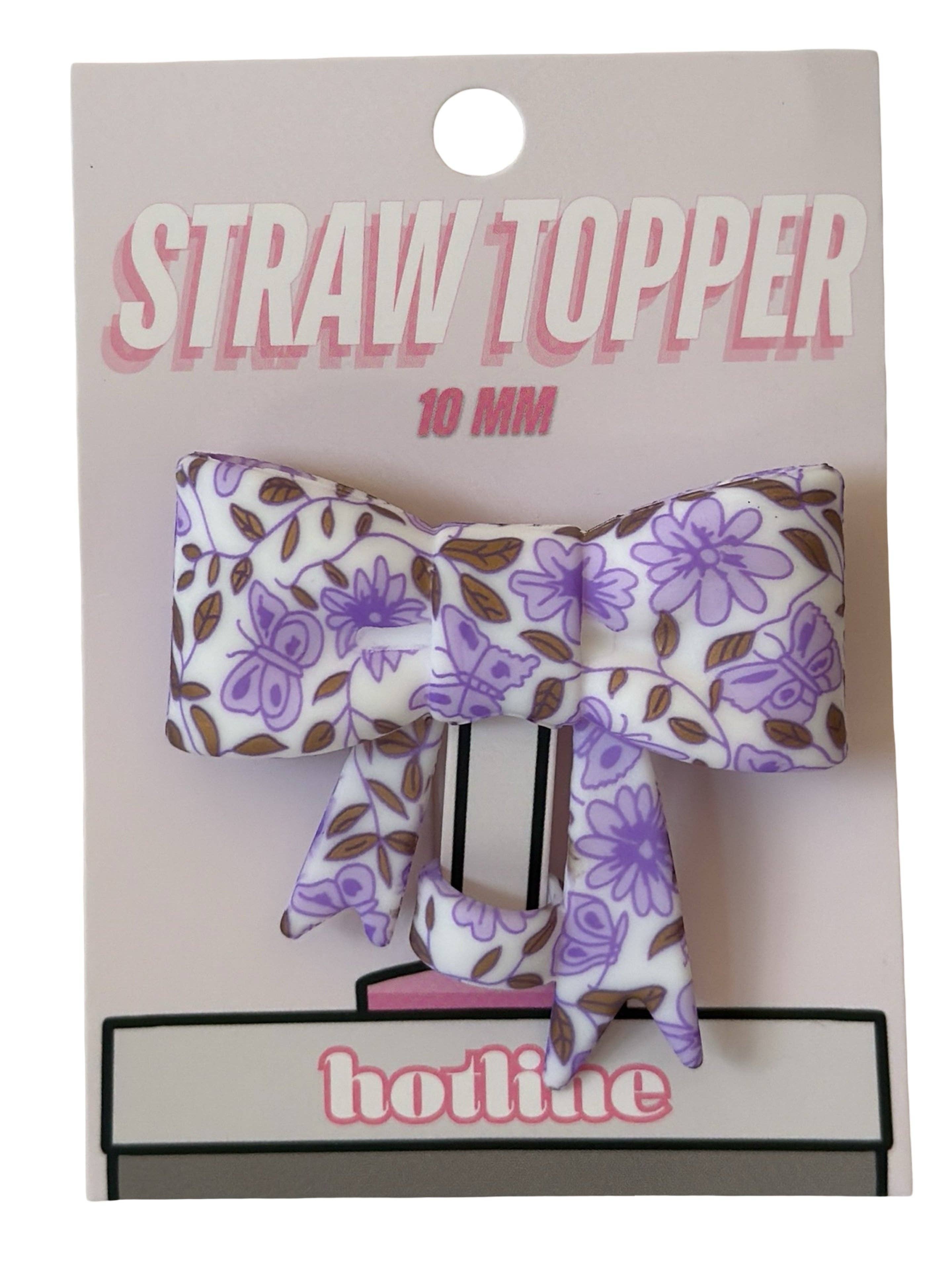 Shop Hotline - Wholesale Drink Topper - Large Bow Straw Toppers39