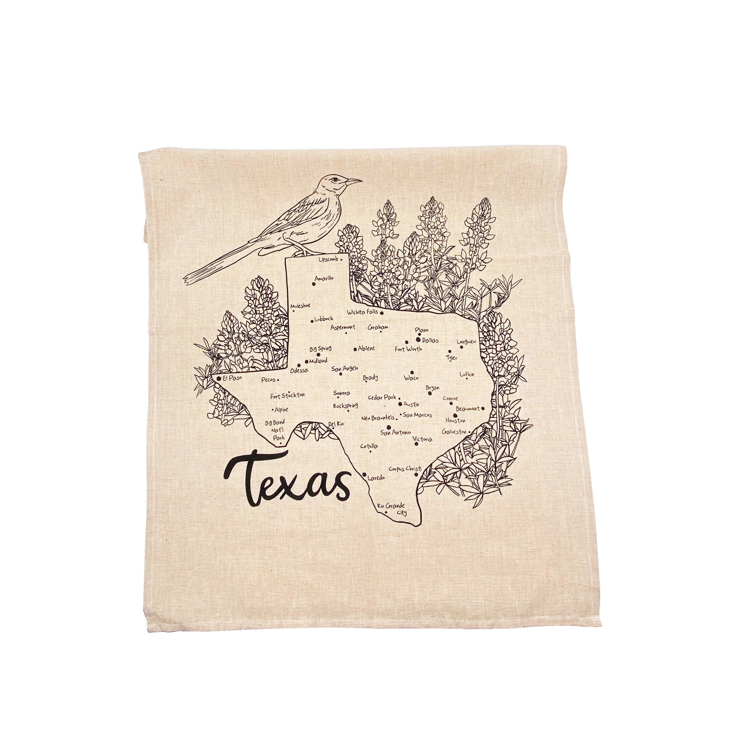 Planetarium - Wholesale Tea Towel - Lone Star State Tea Towel - State Of Texas3